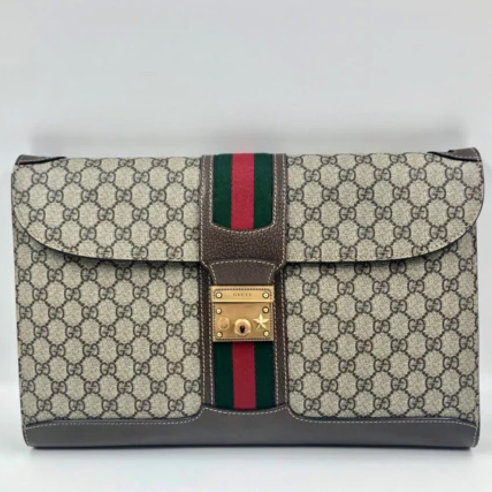 Gucci GG Web messenger/laptop Handbags